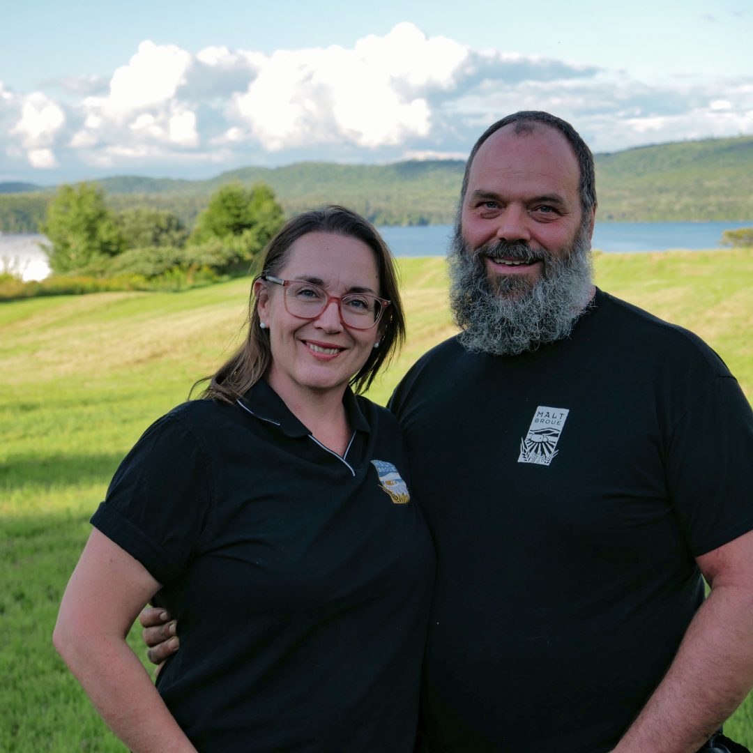 Dany et Cindy, les propriétaire de MaltBroue, en 2024